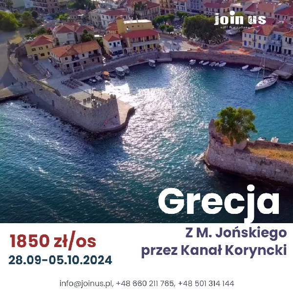 Z Morza Jońskiego przez Kanał Koryncki - 28.09-05.10.2024