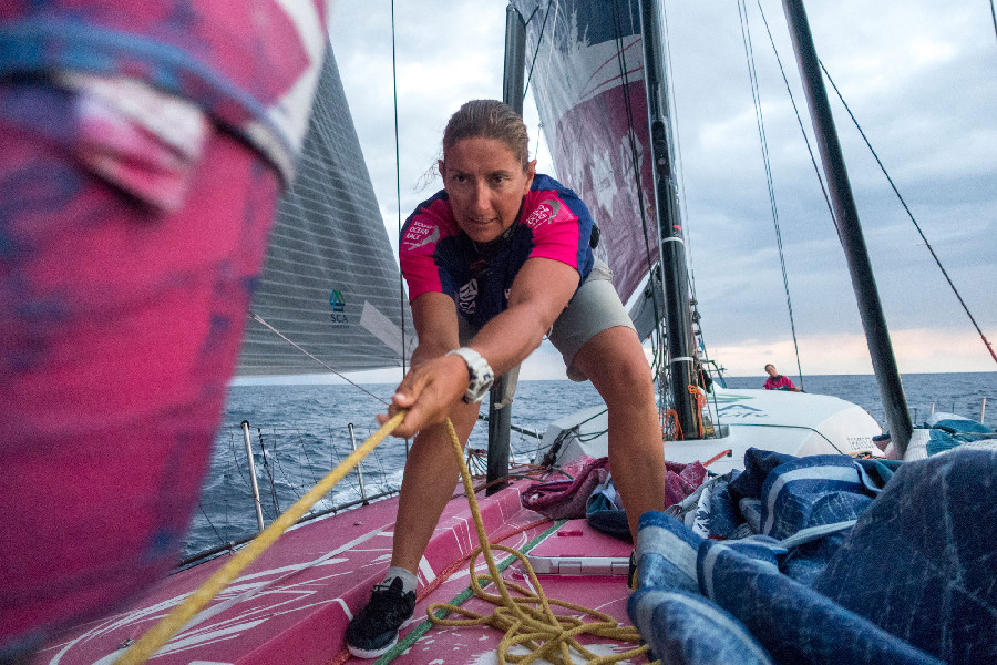 [t]Dee Caffari[/t] [s]Fot. Team SCA[/s]